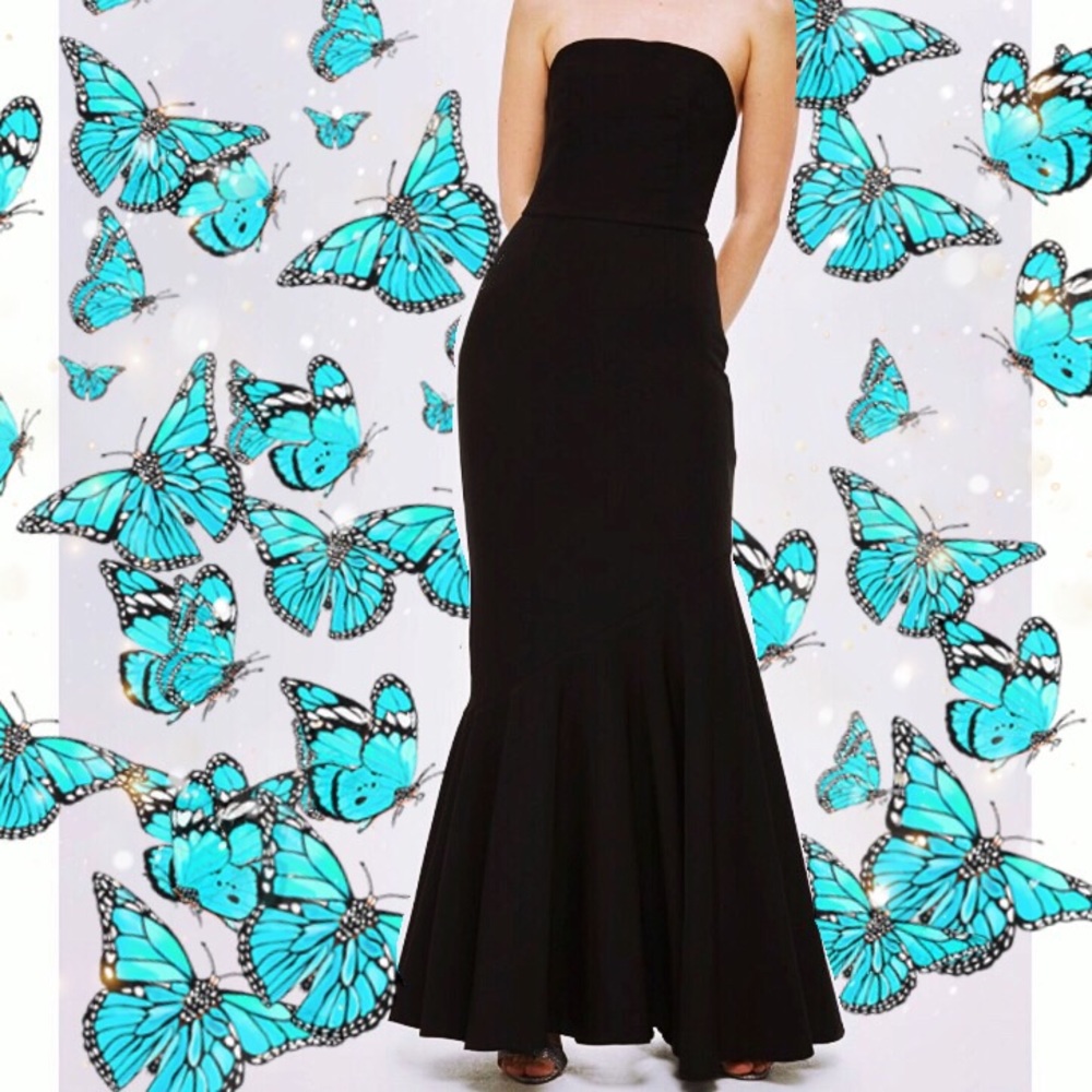 Elegant black maxi dress by topshop🖤🌹